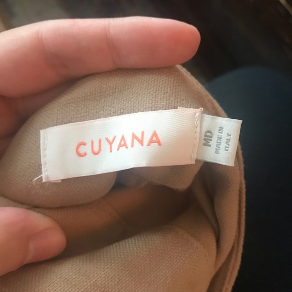 Cuyana wool blend wrap midi skirt camel tan beige - Picture 4 of 7